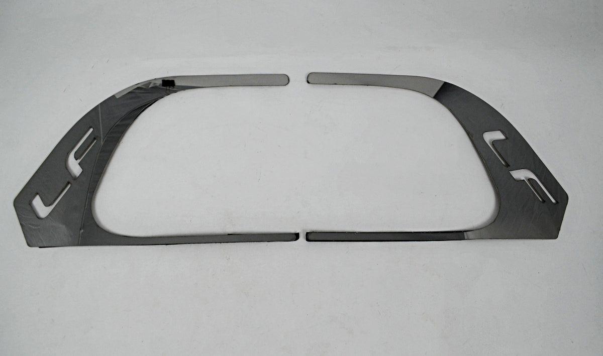 Enjoliveurs de poignée de porte en acier inoxydable adaptés pour camions DAF LF, finition miroir, jeu de 2 pièces, 310 mm x 210 mm