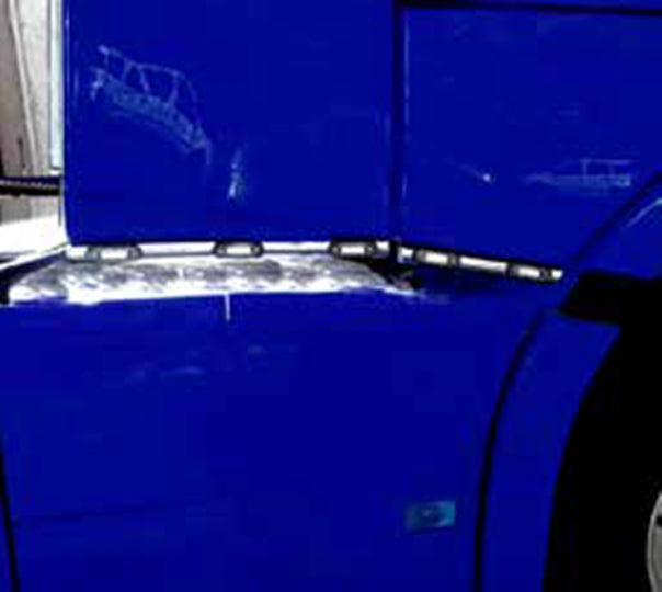 Kit de barres de protection de porte – 4 pièces, 60 mm, adapté pour Volvo FH4 2013+