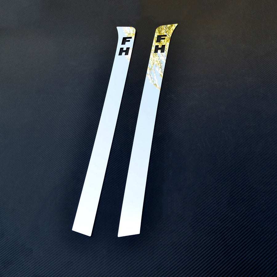 Jeu de garnitures de montant avant – Pare-brise à porte, inox, adapté pour Volvo FH4 2013+