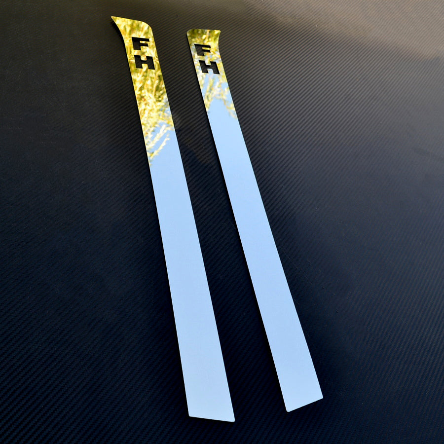 Jeu de garnitures de montant avant – Pare-brise à porte, inox, adapté pour Volvo FH4 2013+