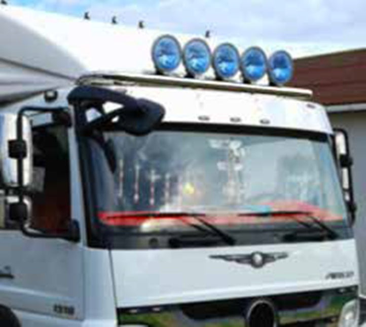 Obere Dach-Frontbügel – geeignet für Mercedes Atego, 60 mm Edelstahl