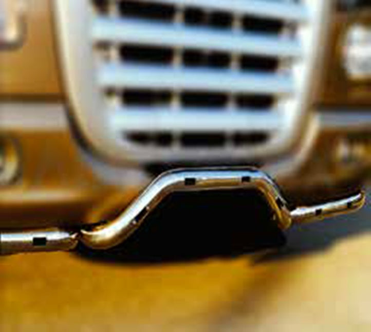 Arceau de protection avant sous pare-chocs – 3 pièces, 60 mm, inox, adapté pour DAF XF