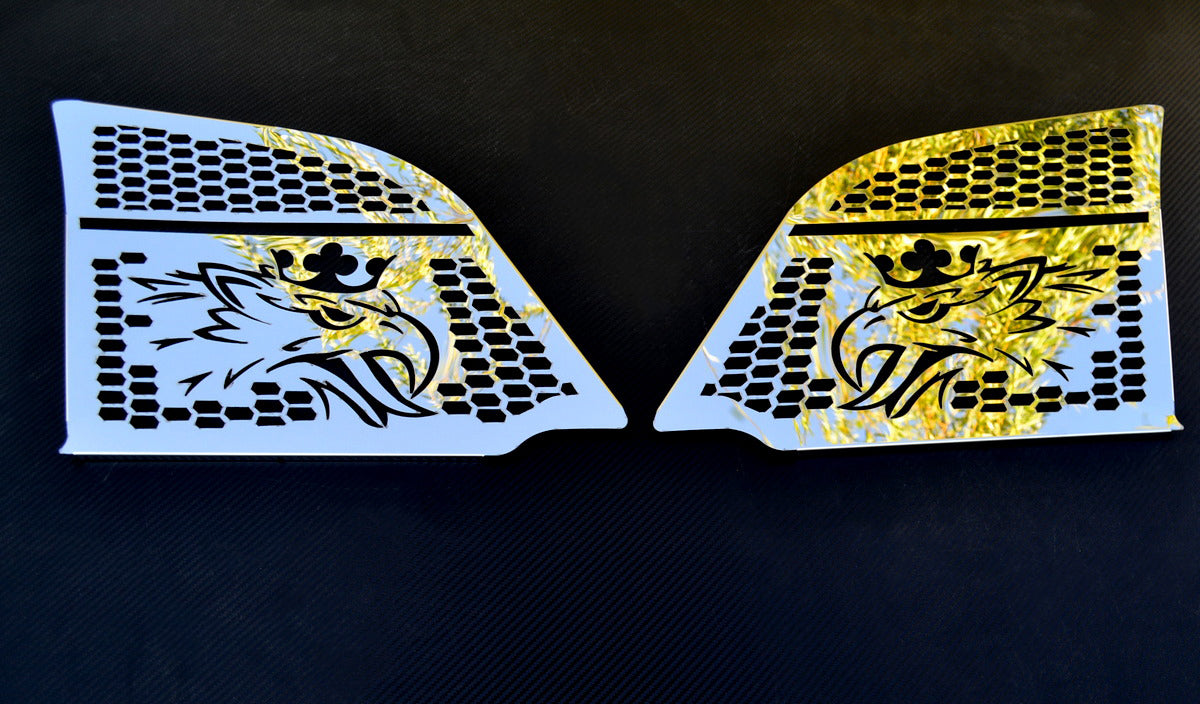 Large Kidney Grille Trim with Griffin Logo – Stainless Steel, suitable for Scania S/R/G 2016+, No Fog Lights