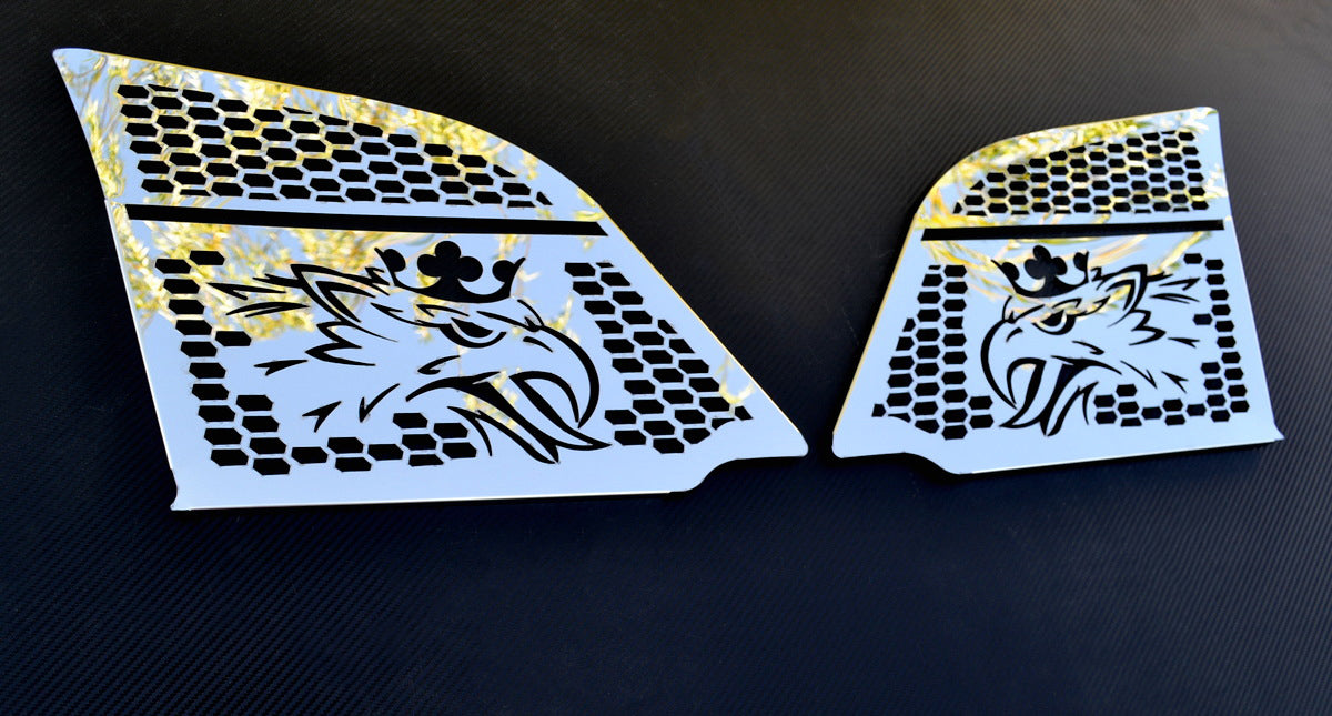 Large Kidney Grille Trim with Griffin Logo – Stainless Steel, suitable for Scania S/R/G 2016+, No Fog Lights