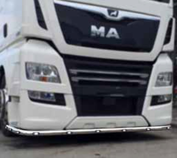 Προφυλακτήρας κάτω από τον προφυλακτήρα – πλήρους πλάτους, ανοξείδωτος χάλυβας 60 mm, κατάλληλο για MAN TGX Euro 6 2015–2019