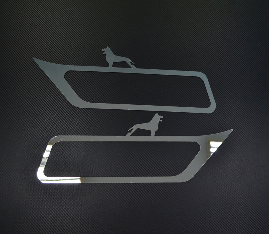 Fog Light Surround Trim – Stainless Steel, 2 Pieces, suitable for MAN TGX 2021+