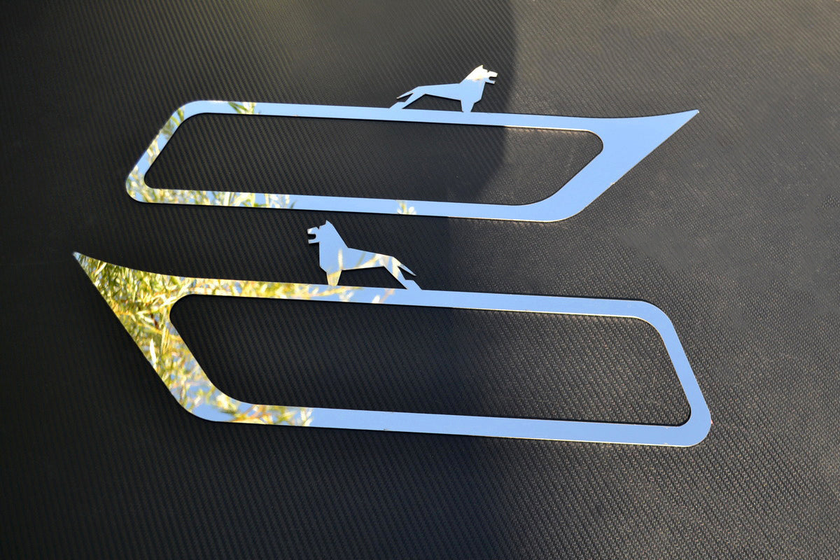 Fog Light Surround Trim – Stainless Steel, 2 Pieces, suitable for MAN TGX 2021+