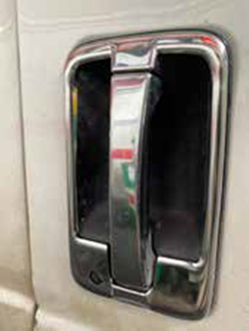 Caches de poignées de porte emboutis – acier inoxydable, jeu de 4 pièces, adapté pour Isuzu