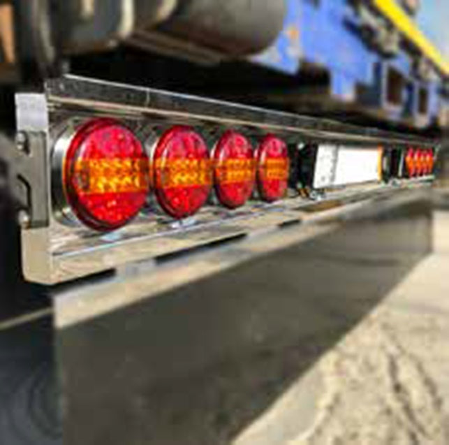 Pare-chocs arrière universel pour remorques sans feux