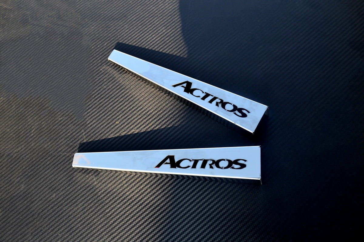 Décorations d’essuie-glaces 3D en acier inoxydable – Jeu adapté pour Mercedes Actros MP4