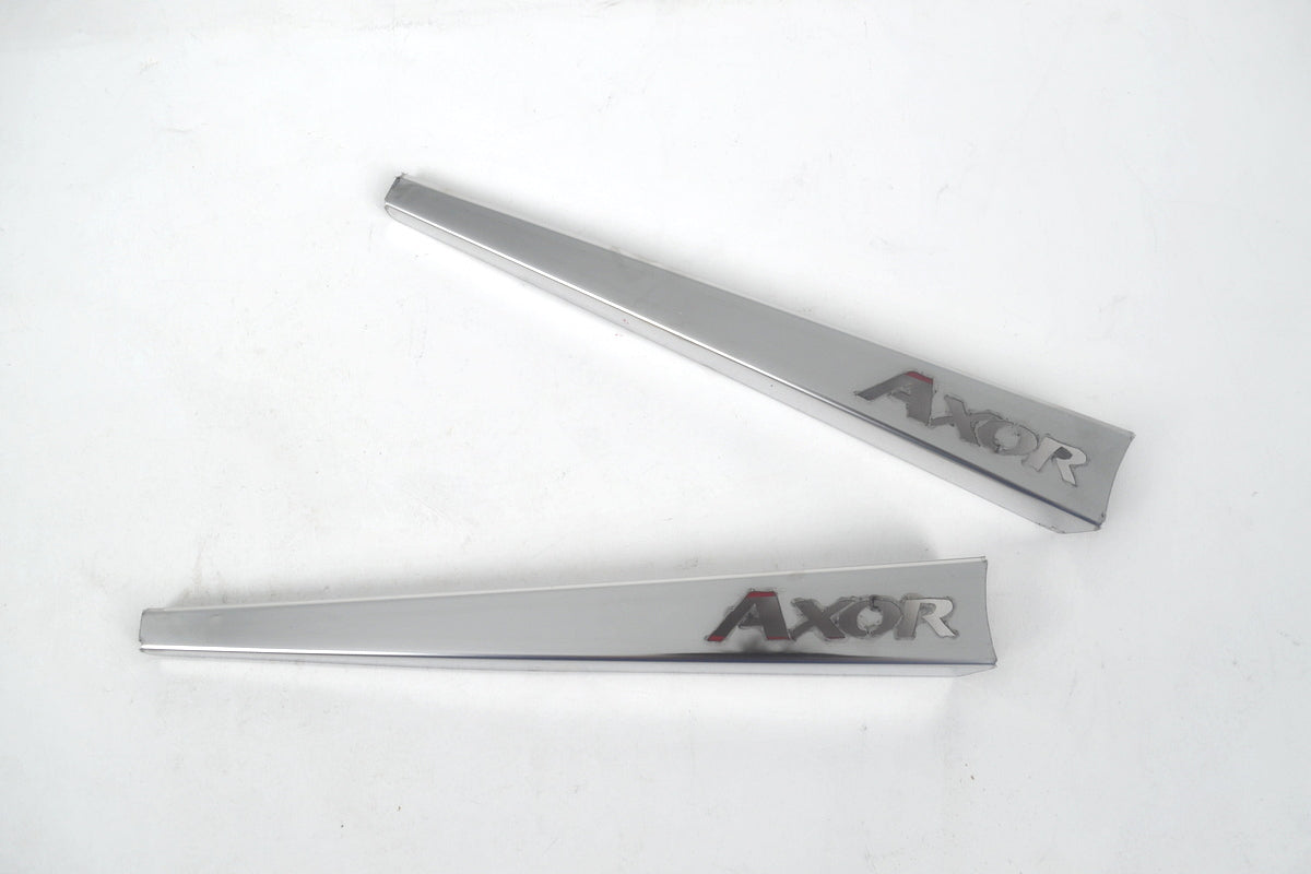 Décorations d’essuie-glaces 3D en acier inoxydable – Jeu adapté pour Mercedes Axor