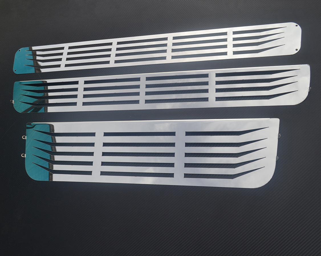 Décoration de calandre avant – adapté pour Renault Premium, 3 pièces, inox