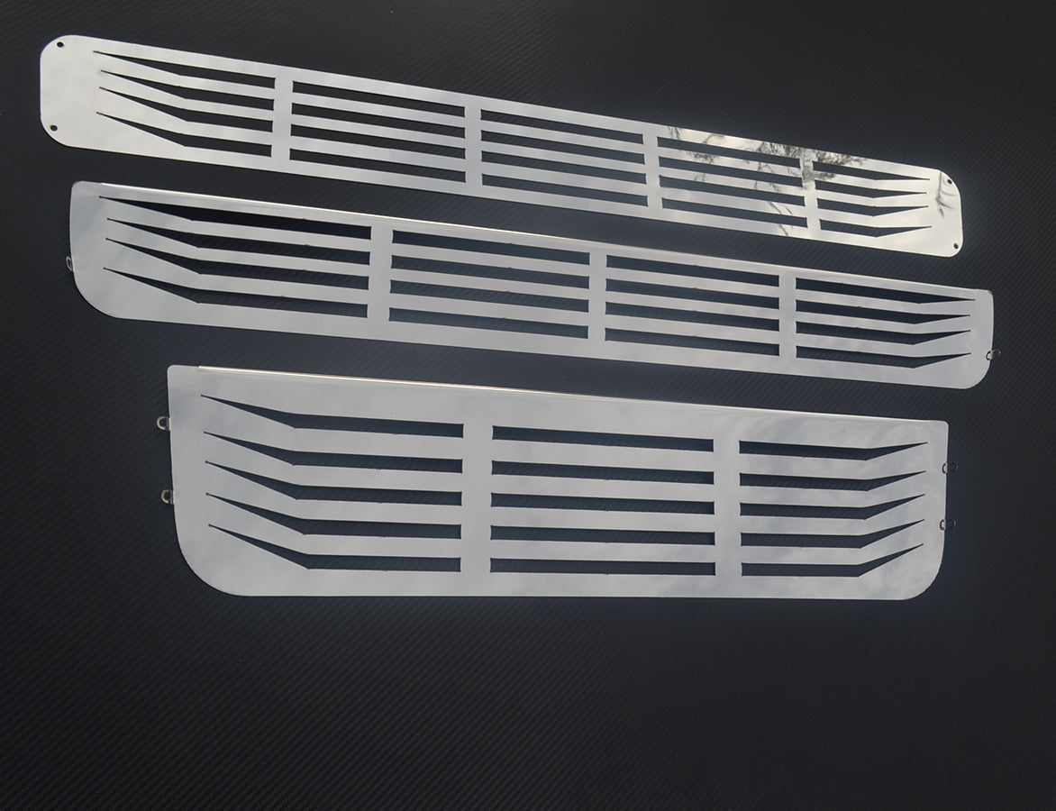 Décoration de calandre avant – adapté pour Renault Premium, 3 pièces, inox