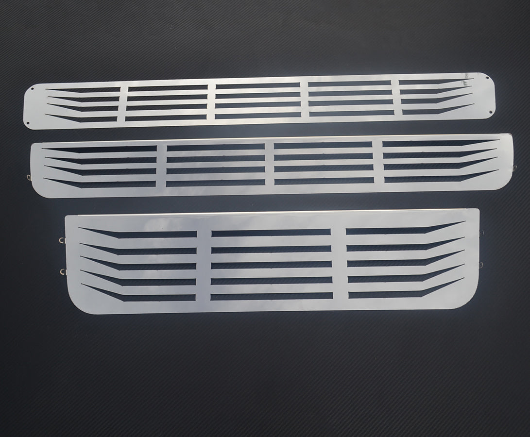 Décoration de calandre avant – adapté pour Renault Premium, 3 pièces, inox