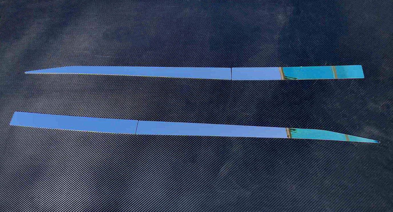 Kit de décoration de vitre arrière de couchette et de becquet – adapté pour DAF XF/XG/XG+, acier inoxydable, côté gauche et côté droit