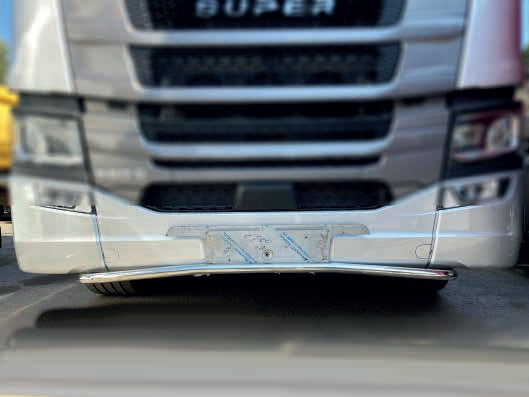 Pare-buffle avant central sous pare-chocs avec support de plaque d’immatriculation, adapté pour Scania S/R 2017+
