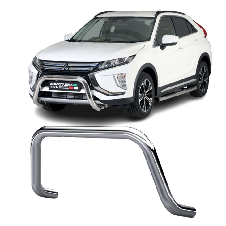 Arceau frontal – adapté pour Mitsubishi L200 2019+, acier inoxydable, 1000 x 630 mm, Ø60 mm
