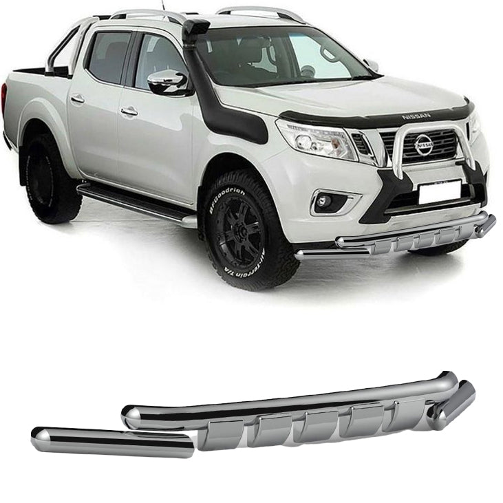 Arceau de protection avant – adapté pour Nissan Navara 2016+, acier inoxydable, diamètre de tube 76 mm