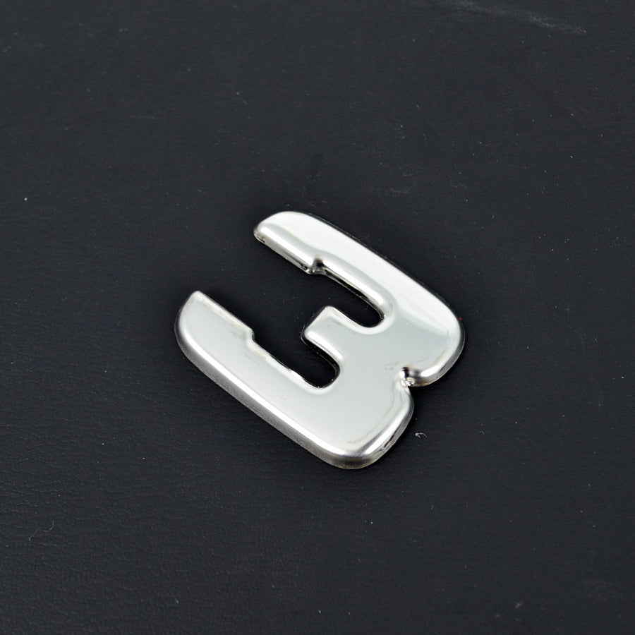 Μεταλλικό διακοσμητικό αριθμός 3 – κατάλληλο για Scania S/R 2017+