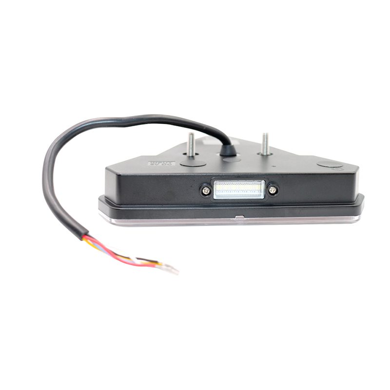 Десен триъгълен LED стоп, 4 функции, динамичен мигач, 12/24 V, 175 x 155 x 30 mm