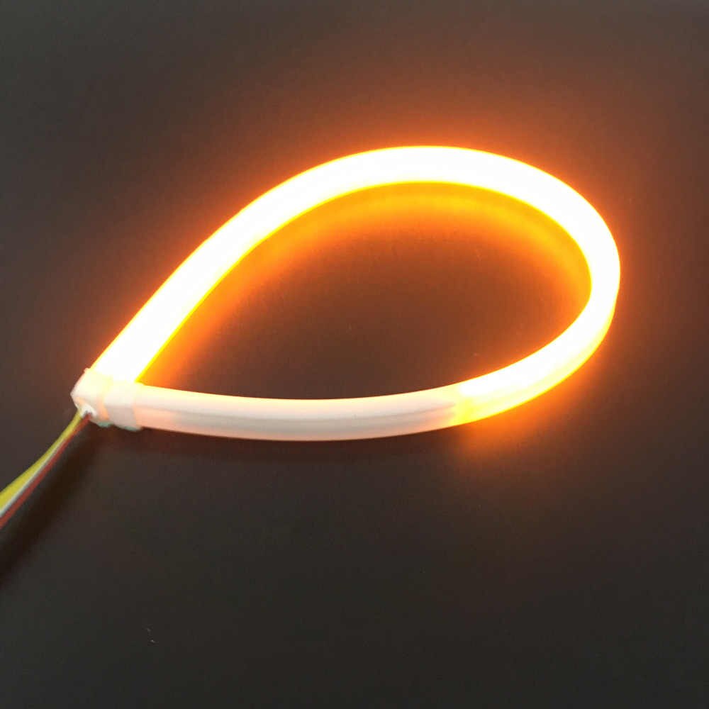 Bandes LED DRL flexibles avec clignotant dynamique, 60 cm, lot de 2