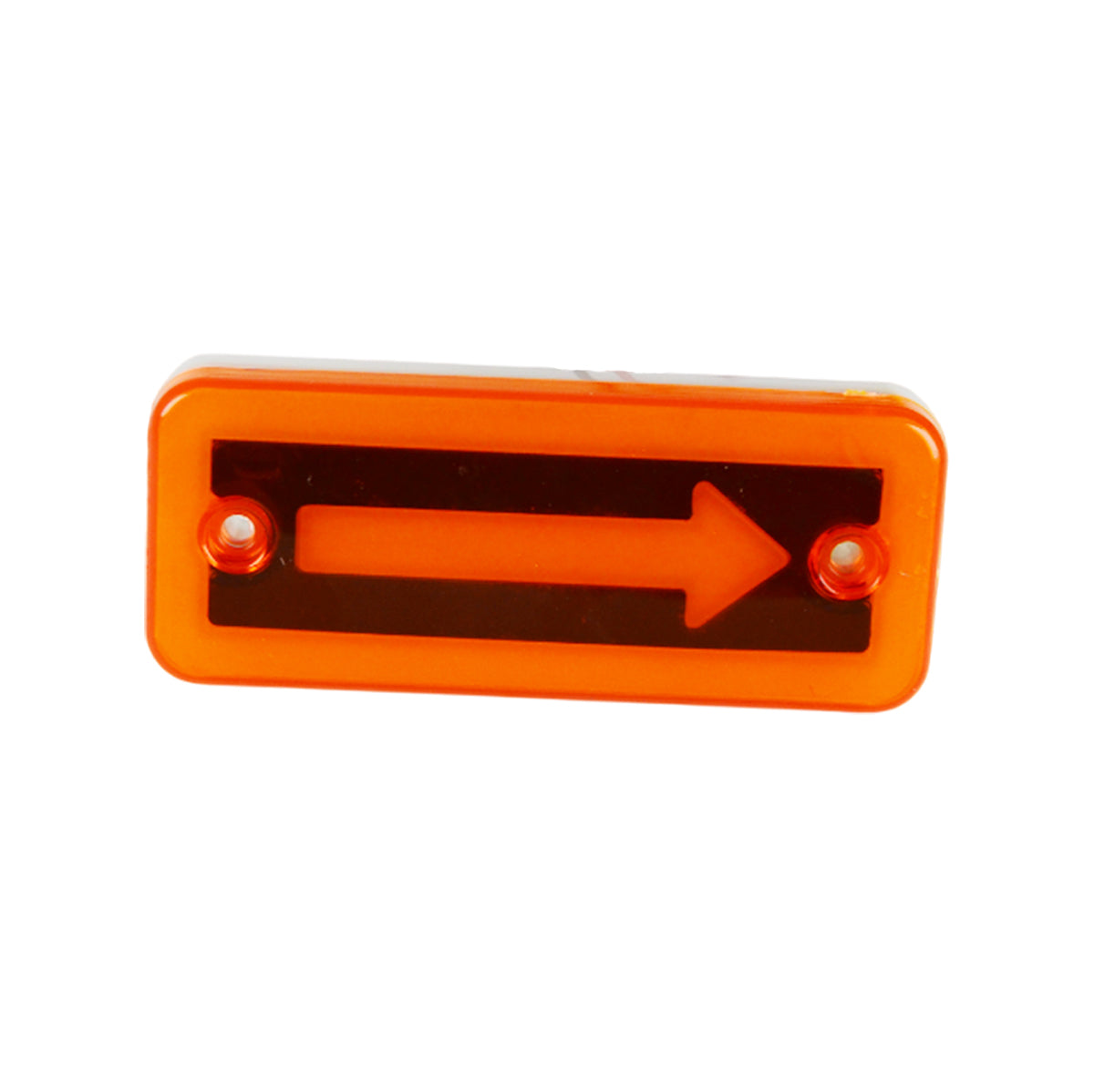 Feu de gabarit latéral LED néon orange, motif flèche, 24V