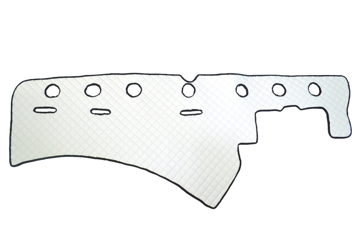 Dashboard Mat – Eco Leather, White, suitable for Scania R Streamline (from 09.2016)