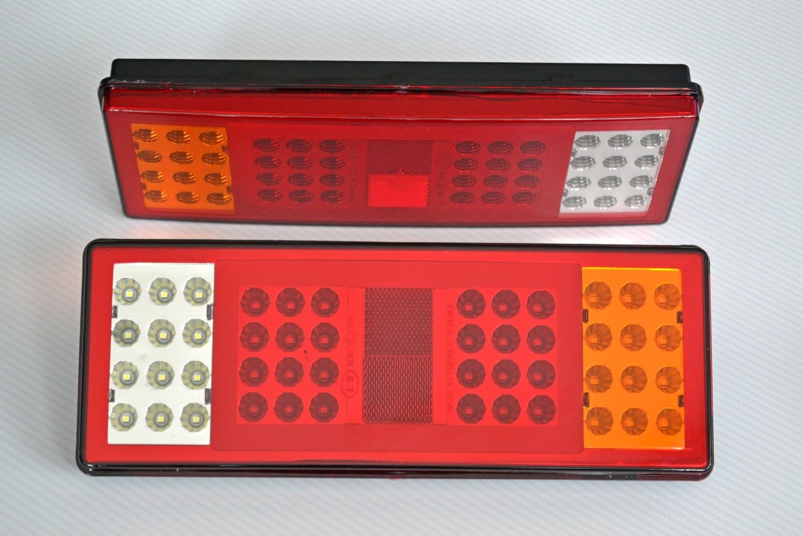 Голям правоъгълен неон LED стоп комплект 24V