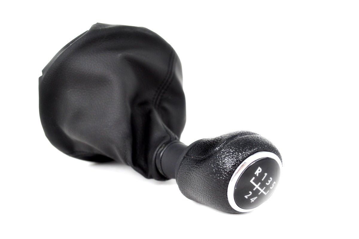 Pommeau de levier de vitesse noir avec soufflet et embase – 5 vitesses, adapté pour VW Transporter T5/T6 2003–2011