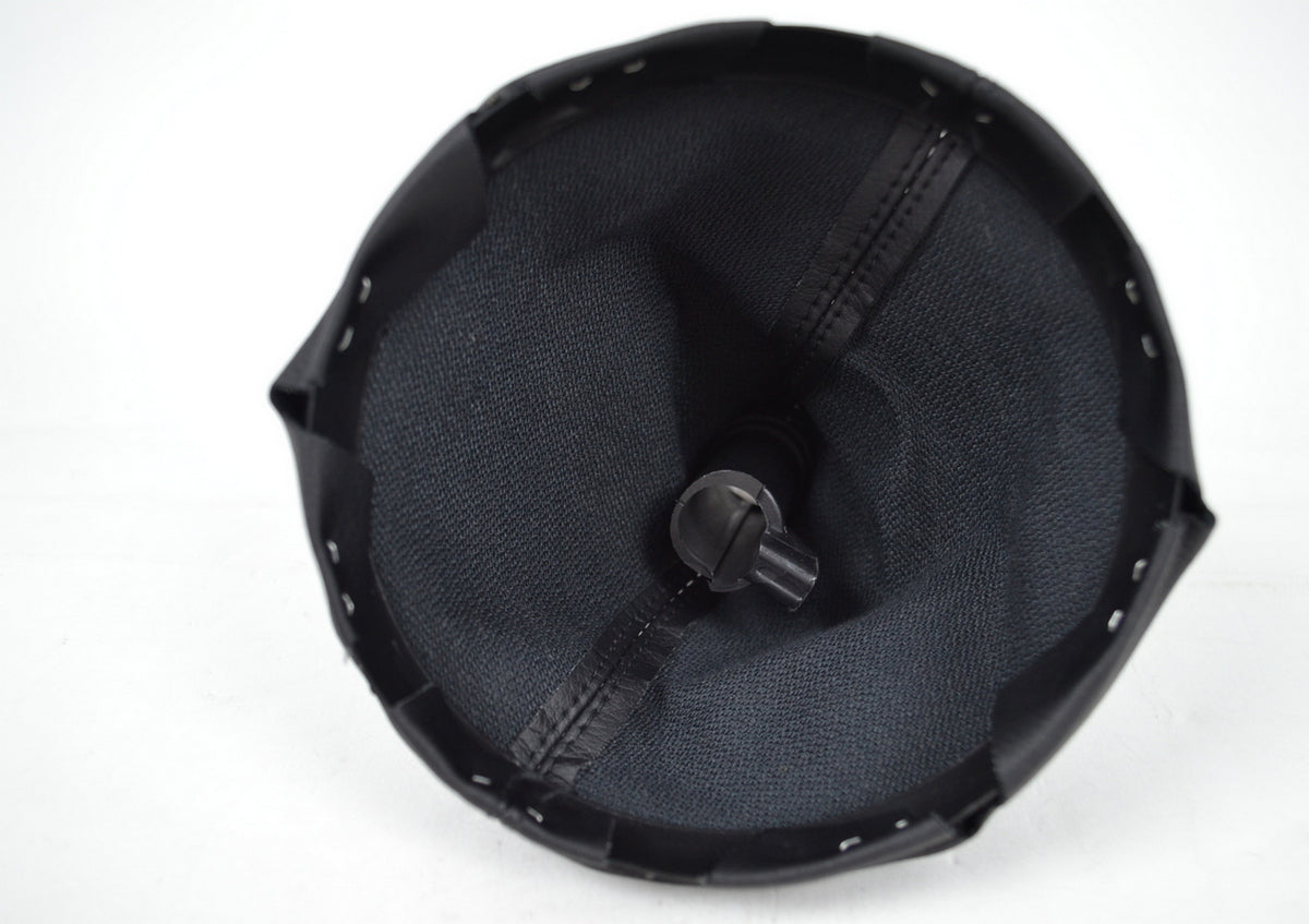 Schwarzer 6-Gang-Schaltknauf mit Manschette und Sockel – geeignet für VW Transporter T5/T6 2003–2011