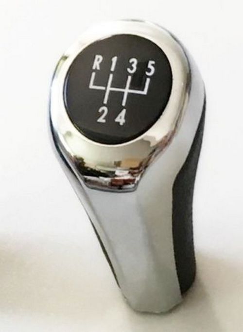 Pommeau de levier de vitesses – Finition nickel, 5 rapports, adapté pour BMW E30/E36/E39/E46