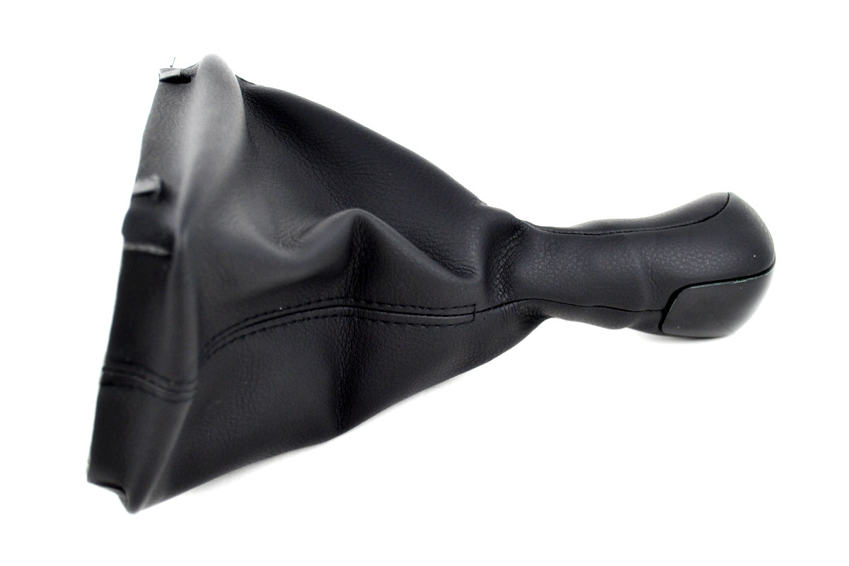 Pommeau de levier de vitesses en cuir – 6 rapports avec soufflet et embase adapté pour Mercedes E-Class W211 2002–2005