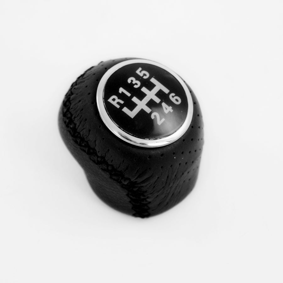 Pommeau de levier de vitesses – Similicuir noir, 6 vitesses pour Citroen Jumper et Peugeot Boxer 2002–2014