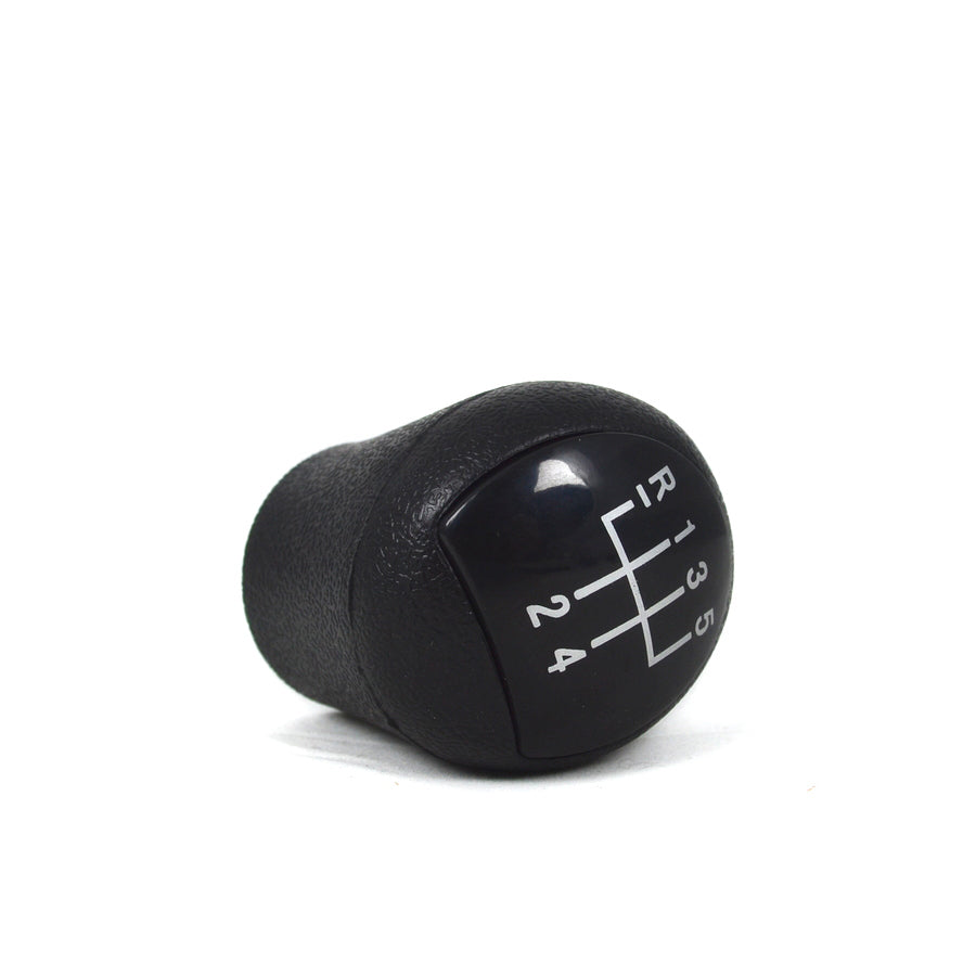 Pommeau de levier de vitesses 5 rapports noir avec marquage blanc adapté pour Renault