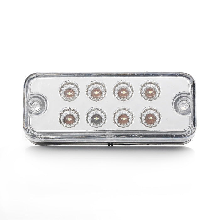 Feu de gabarit LED, blanc 24V, lampe de position 8 diodes