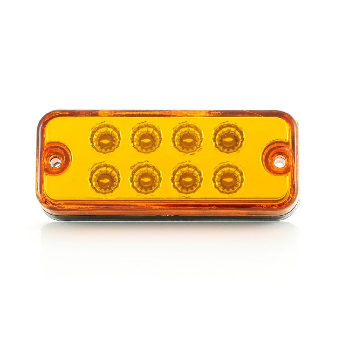 Feu de position latéral LED, jaune, 12 V, 8 diodes