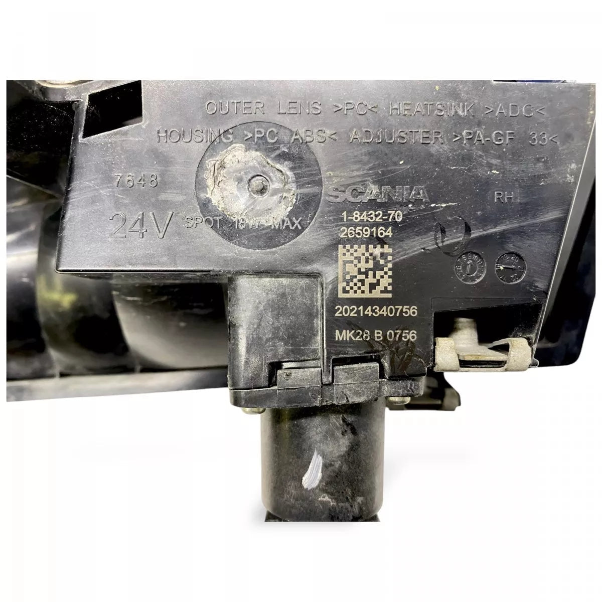 Feu de jour à LED – Droit, adapté pour Scania S/R/G 2016+, OEM 2552712