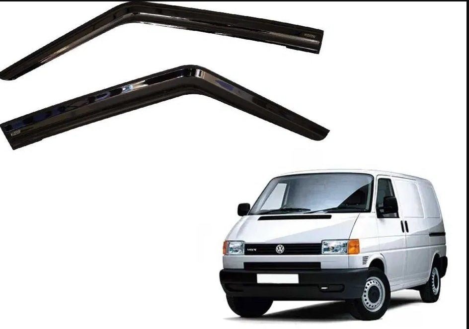 Jeu de déflecteurs de vent – adapté pour VW T4 Transporter, à partir de 2006, noir