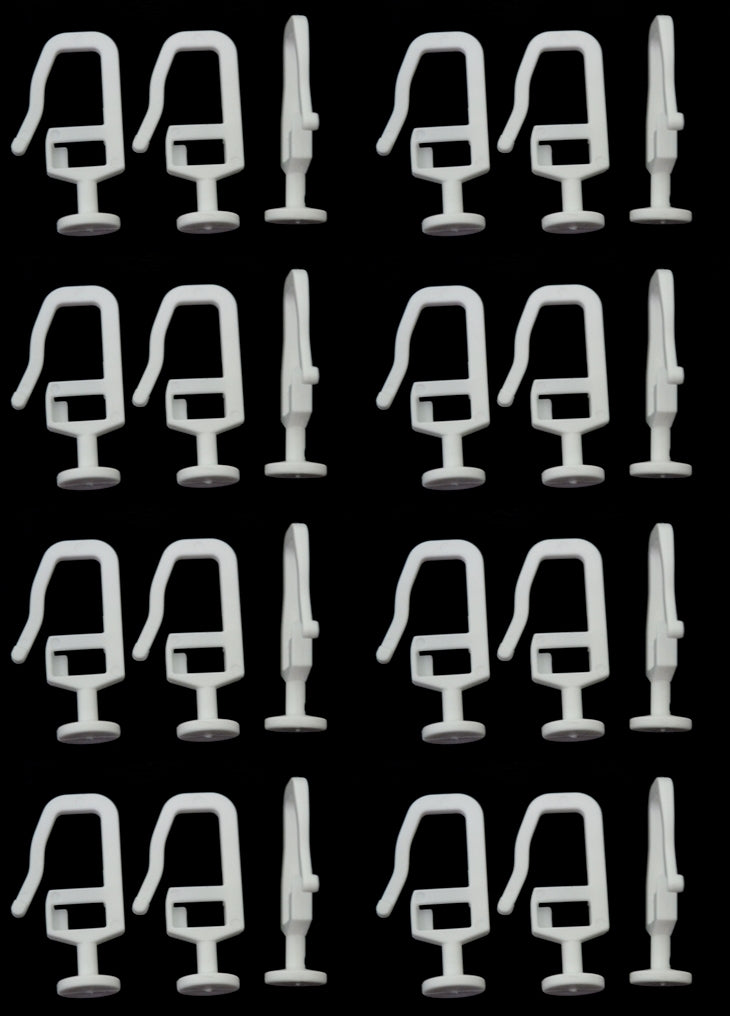 Кукички за пердета – комплект 25 бр., подходящ за Scania R/G/P до 09/2016