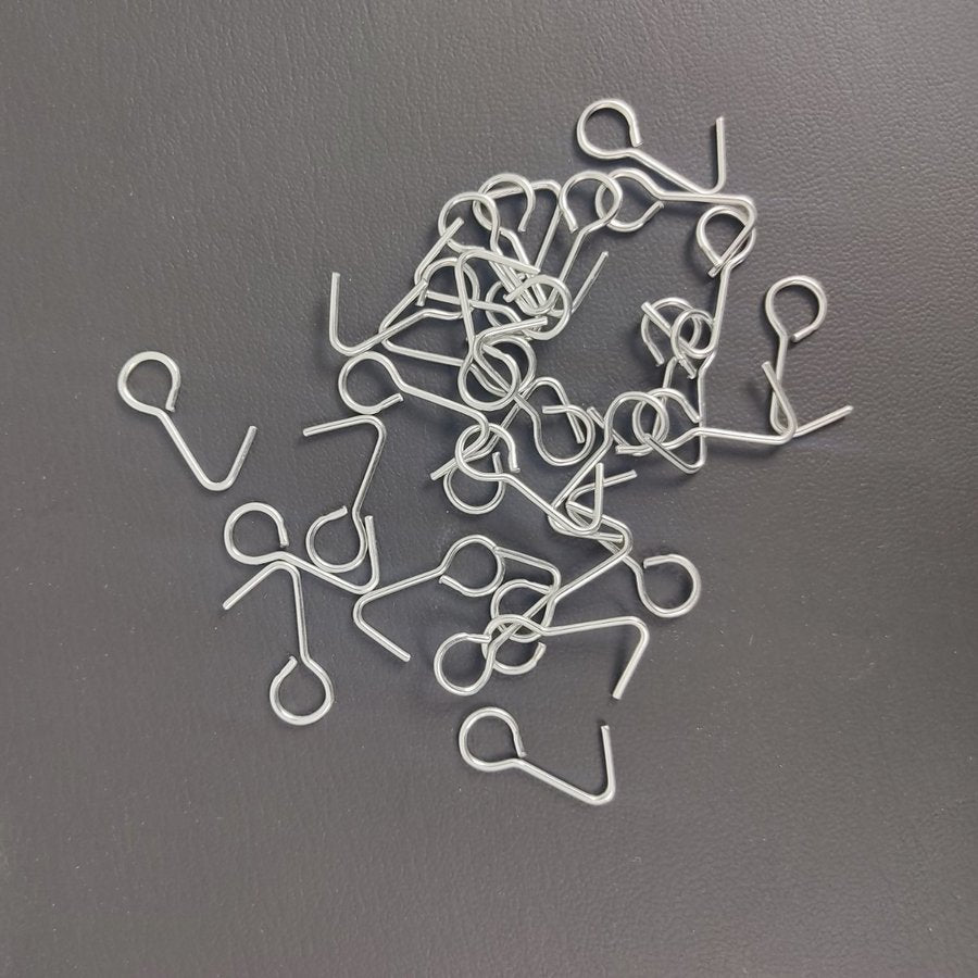 Jeu de crochets métalliques, 30 pièces pour housses de siège, coussins de siège et rideaux