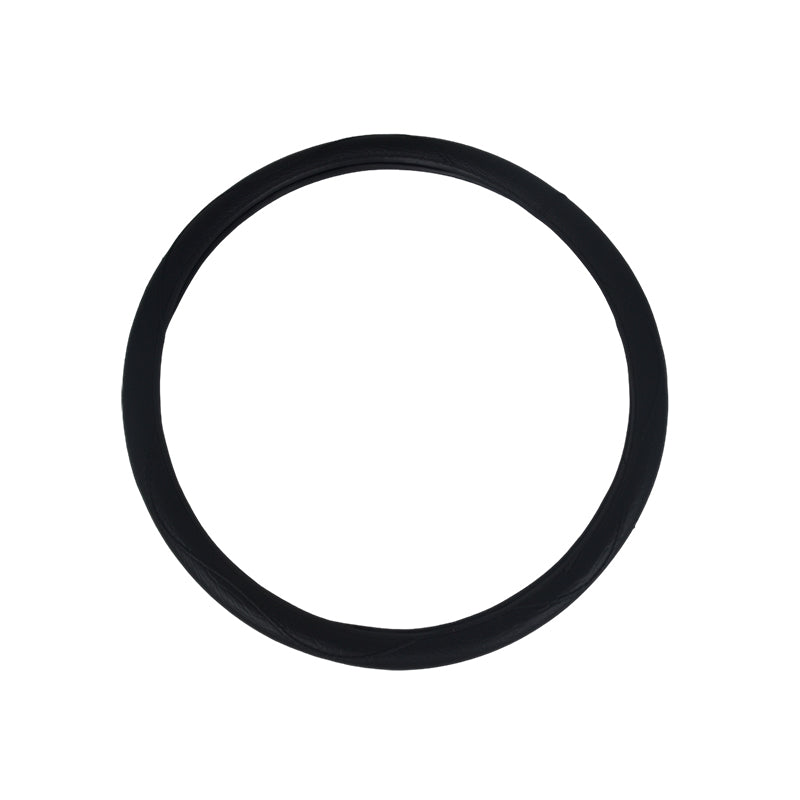 Housse de volant noire 47 cm en cuir synthétique