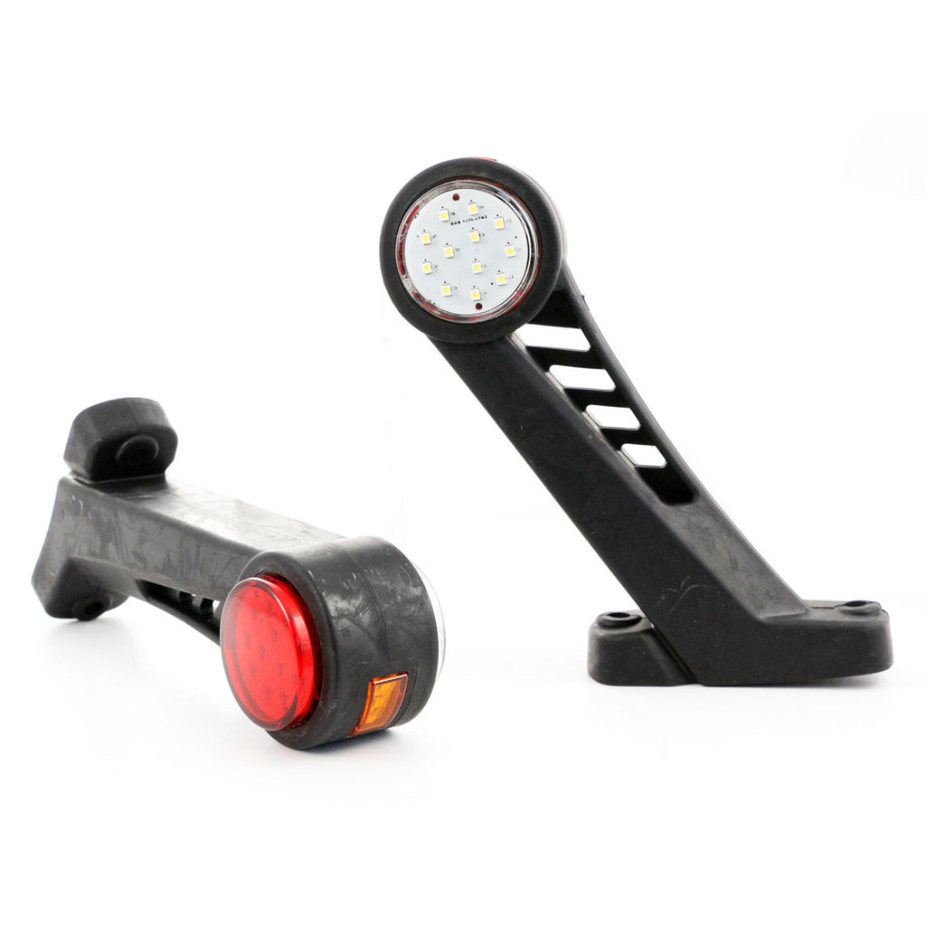 Feu de gabarit à LED, rouge/blanc/jaune, 27 LED, 12/24 V, 230 x 160 x 5 mm