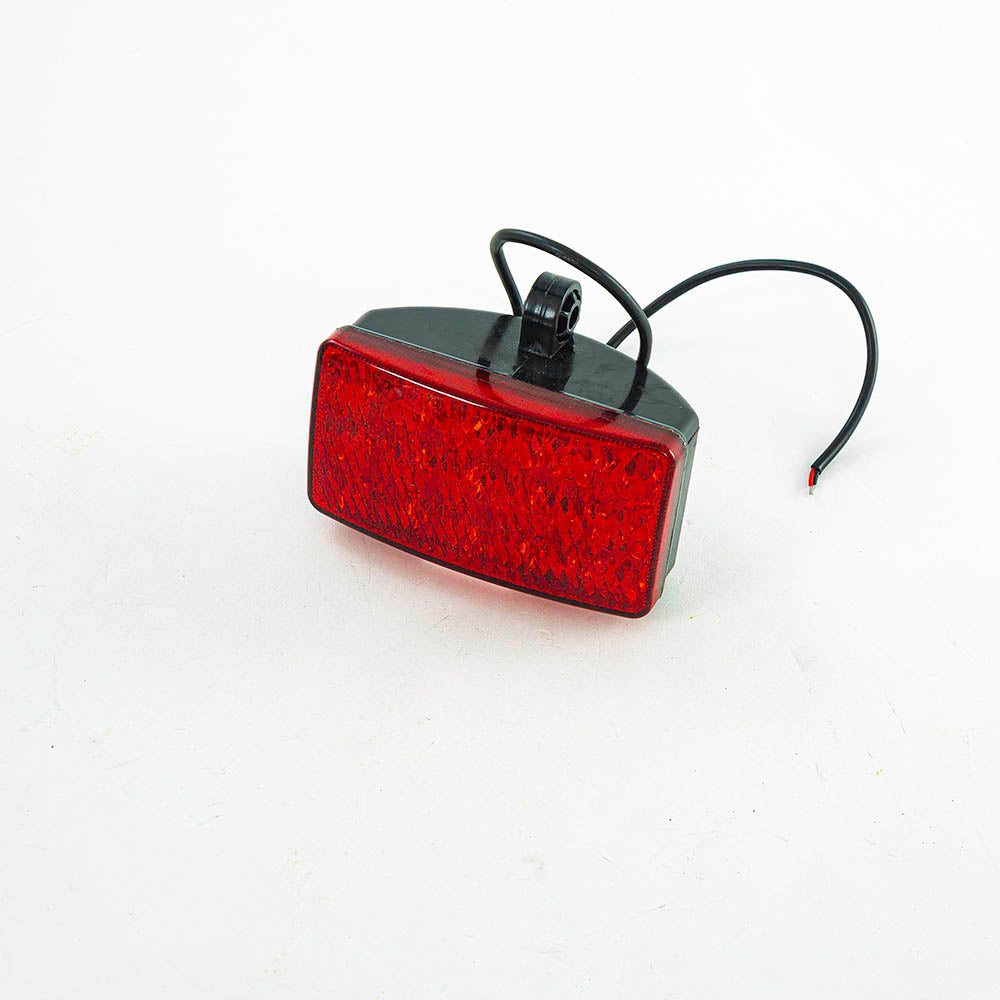 Feu antibrouillard arrière à LED, rouge 12 V, lampe arrière ovale, fixation par boulon unique