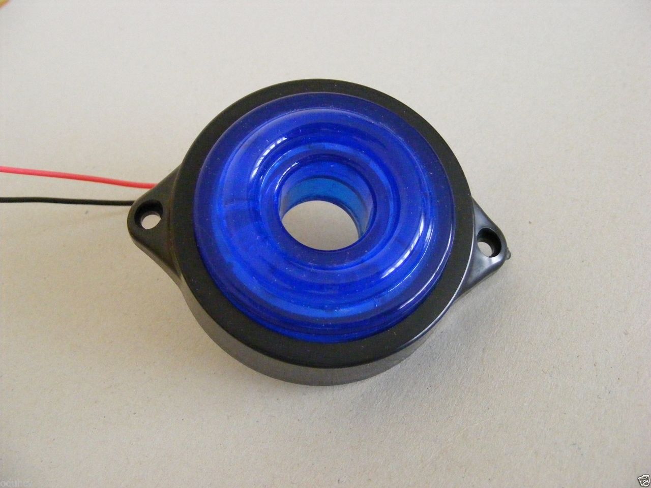 Feu de gabarit rond à LED bleu, 12 V avec éclairage séquentiel