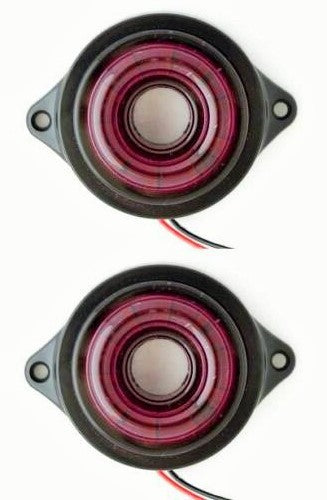Feu de gabarit LED rond, séquentiel violet, lampe de position 12 V