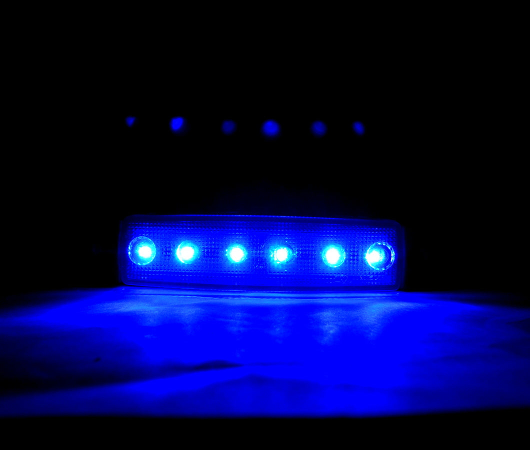 Feu de gabarit bleu 24V pour véhicules utilitaires