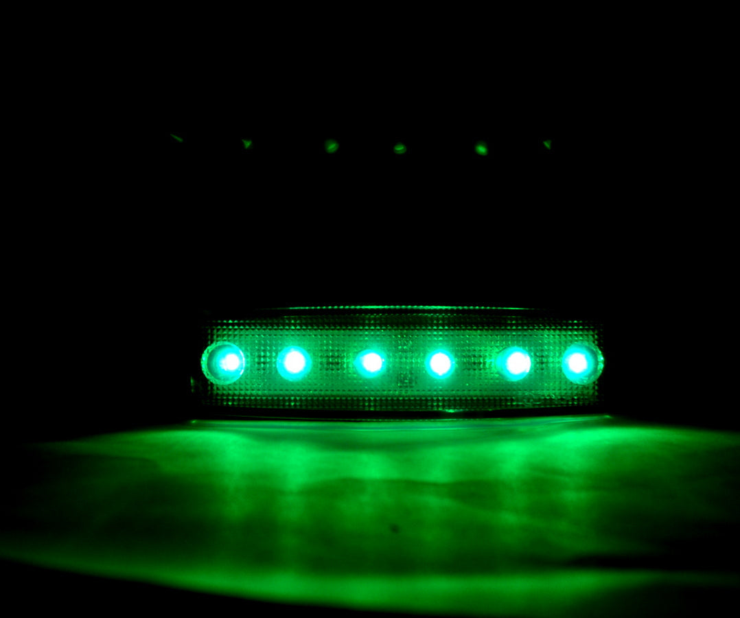 Feu de gabarit vert 24V pour camions et remorques
