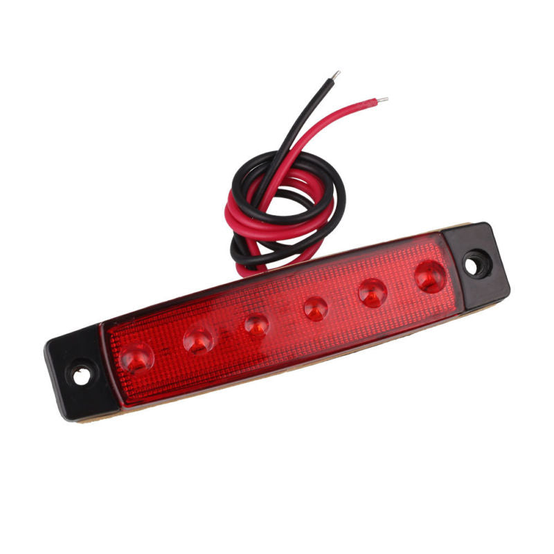 Feu de gabarit rouge – Lampe latérale 24V pour camion et remorque