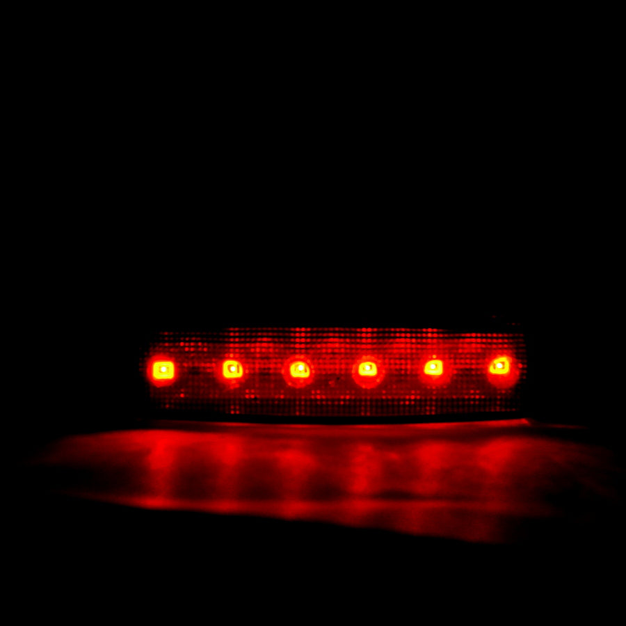Feu de gabarit latéral rouge 24V pour véhicules utilitaires et remorques