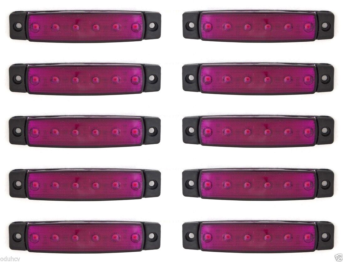 Ampoules de clignotant violettes – 24 V, lot de 10